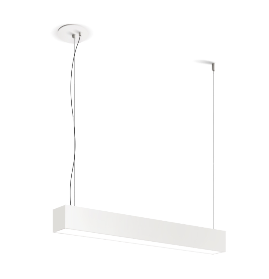 Eurofase Lighting F55430WSUS 4' LED Linear Suspension Mount, 2"Wide, 3000K, White