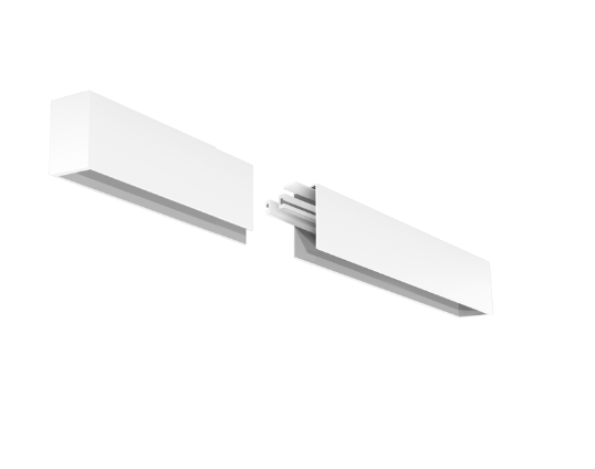 Eurofase Lighting F55435WSFMEXT 4' LED Linear Surface Mount Extension Kit, 2" Wide, 3500K, White
