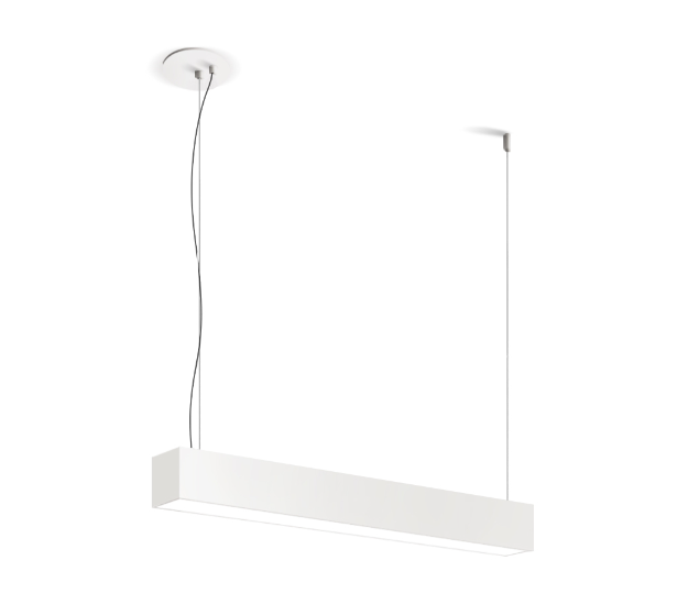 Eurofase Lighting F55435WSUS 4' LED Linear Suspension Mount, 2"Wide, 3500K, White