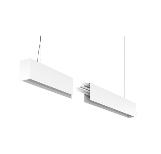 Eurofase Lighting F55435WSUSEXT 4' LED Linear Suspension Mount Extension Kit, 2" Wide, 3500K, White