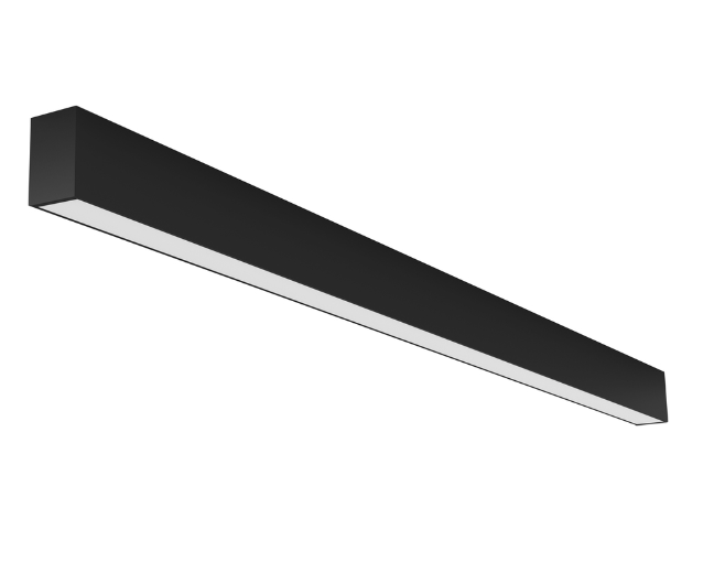Eurofase Lighting F55830BSFM 8' LED Linear Surface Mount, 2"Wide, 3000K, Black
