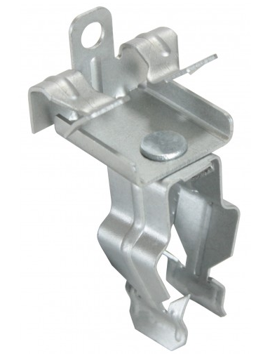 Orbit F8P24 Conduit to Flange Clip Bottom Mount 1/2" Emt 1/8" -1/4" Flange Push In