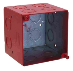 Orbit FA-4SEDB-CKO 3-1/2” Deep, 4” Square Extra Deep Fire Alarm Box Welded With CKO 24 Pack