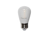 MaxLite FF2S14ND27 2Watts S14 LED Frosted Filament Lamp, Non-Dimmable, 2700K Color Temperature