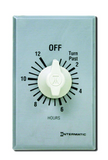 Intermatic FF312H Spring Wound Countdown Timer, Commercial, 125-277 VAC, 50/60 Hz, SPDT, 12 Hour Max, Without Hold, Silver