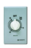 Intermatic FF330M Spring Wound Countdown Timer, Commercial, 125-277 VAC, 50/60 Hz, SPDT, 30 Minute Max, Without Hold, Silver