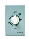 Intermatic FF34H Spring Wound Countdown Timer, Commercial, 125-277 VAC, 50/60 Hz, SPDT, 4 Hour Max, Without Hold, Silver