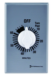 Intermatic FF60MHC Spring Wound Countdown Timer, Commercial, 125-277 VAC, 50/60 Hz, SPST, 60 Minute Max, With Hold, Silver