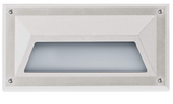 Dabmar Lighting FG2010-W LED Fiberglass Recessed Step Wall Light, White Finish