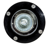 Dabmar Lighting FG318-L5-65K-B Fiberglass In-Ground Well Light, 2-Pin LED, Color Temperature 6500K, Black Finish