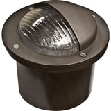 Dabmar Lighting FG326-BZ LED Fiber Glass Adjustable In-Ground Well Light, W/ Bronze Hood