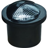 Dabmar Lighting FG326-B LED Fiber Glass Adjustable In-Ground Well Light, W/ Black Hood