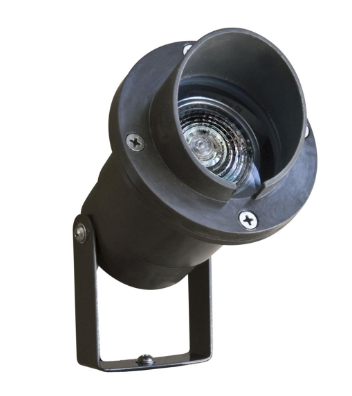 Dabmar Lighting FG409-BZ Fiberglass Directional Spot Light, Voltage 12V, 2-Pin, Bronze Finish
