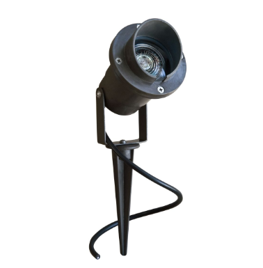 Dabmar Lighting FG409-L5-27K-BZ Fiberglass Directional Spot Light, Color Temperature 2700K Hood, Voltage 12V, 2-Pin LED, Bronze Finish