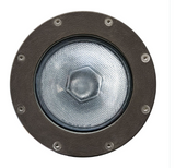 Dabmar Lighting FG4450-L25F-27K-BZ Fiberglass In-Ground Well Light, E26, Color Temperature 2700K Flood, Bronze Finish