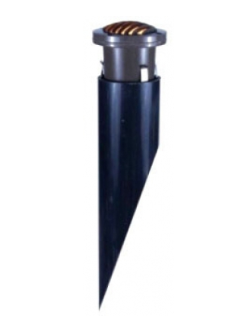 Orbit FG5012-50PK-BK Fiber Glass Mr16 Well Light With Spike Black Finish