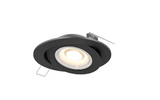 DALS Lighting FGM4-3K-V-BK Flat LED Recessed Gimbal - universal 120V-347V, 0-10V dimming