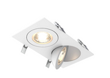 DALS Lighting FGM4-CC-DUO-V-WH Recessed CCT - universal 120V-347V, 0-10V dimming