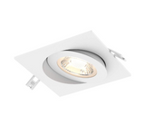 DALS Lighting FGM4SQ-CC-V-WH Multi CCT Flat Square LED Recessed Gimbal - universal 120V-347V, 0-10V dimming