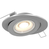 DALS Lighting FGM6-CC-SN Pivot Satin Nickel Regressed, Flat Gimbal Light