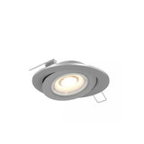 DALS Lighting FGM6-CC-V-SN Multi CCT Flat LED Recessed Gimbal - universal 120V-347V, 0-10V dimming