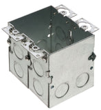 Arlington FLB5548 2 Gang Steel Floor Outlet Box