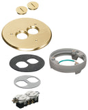 Arlington FLB6220MBLR 6" Brass Cover Kit W/Leveling Ring