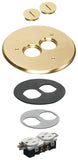 Arlington FLB6220MB 6" Brass Cover Kit