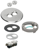 Arlington FLB6220NLLR 6" Nickel Cover Kit W/Leveling Ring