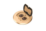 Arlington FLBAFR101MB Metallic Round Floor Box