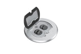 Arlington FLBAFR101NL Nickel Round Floor Box