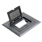 Arlignton FLBC8510BL Single Gang Non-Metallic Frame Kit with Flip Lid Cover & 20A Receptacle, Black Finish