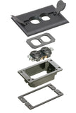 Arlington FLBCF101BLTK Black Flip Lid Concrete Kit