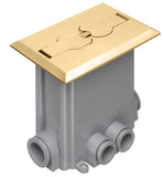 Arlington FLBCF101MB Brass Floor Box Concrete