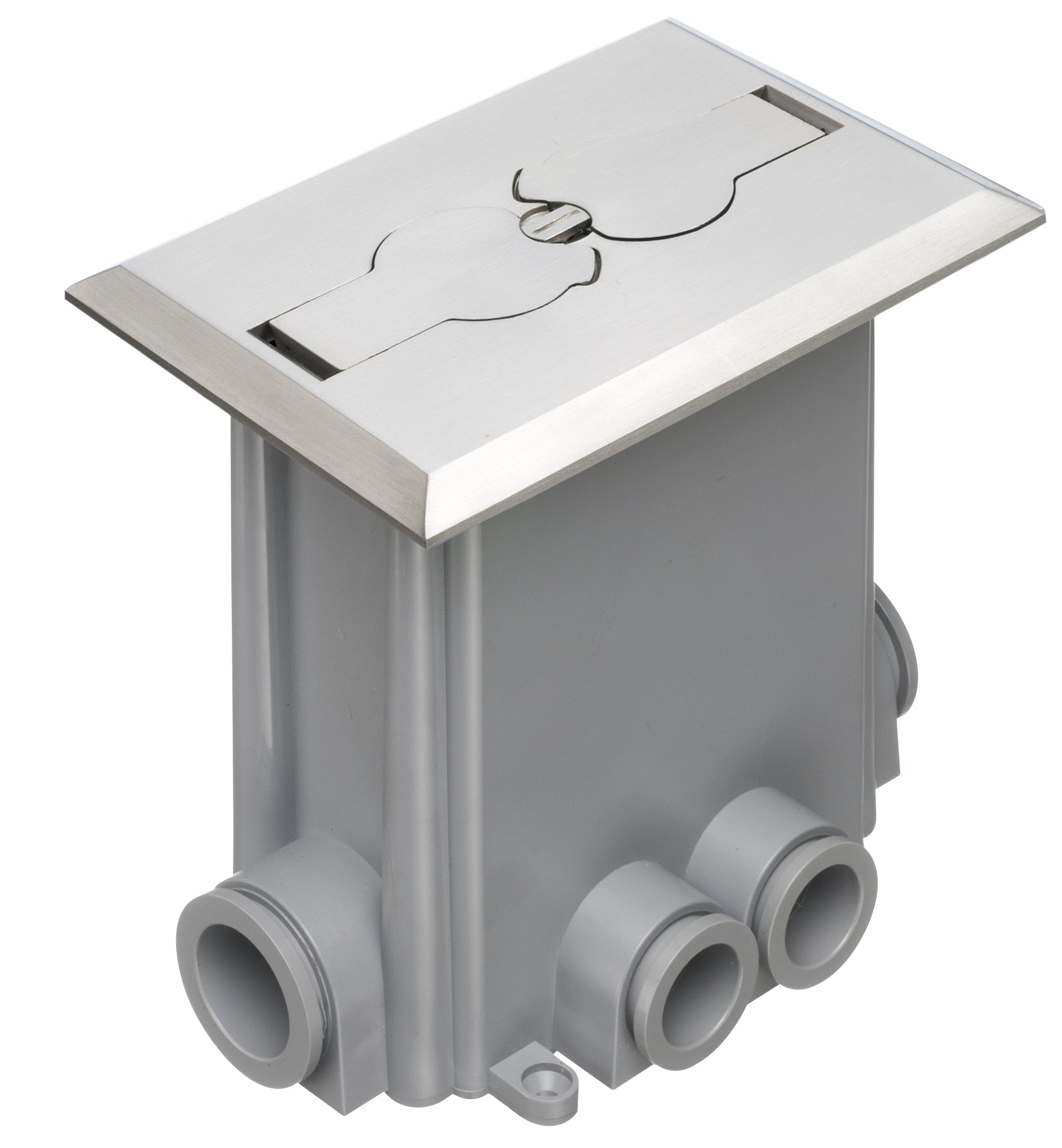 Arlington FLBCF101NL Nickel Floor Box Concrete