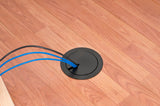 Arlington FLBR5420BL In Box Floor Box Kit with Recessed Wiring Device - Black