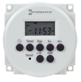 Intermatic FM1D14A-AV 24-Hour or 7-Day 120-277V Electronic Surface/DIN Rail Mount Module, 15A, 14 Setpoint Programs, SPDT