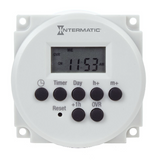 Intermatic FM1D20-AV-U 24-Hour or 7-Day 120-277 V Electronic Surface/DIN Rail Mount Module, 15 A, 20 Setpoint Programs, SPDT