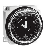 Intermatic FM1QWUZH-BW-24U 7-Day 21A, SPDT Electromechanical Timer Module with Manual Override Switch and Battery Backup