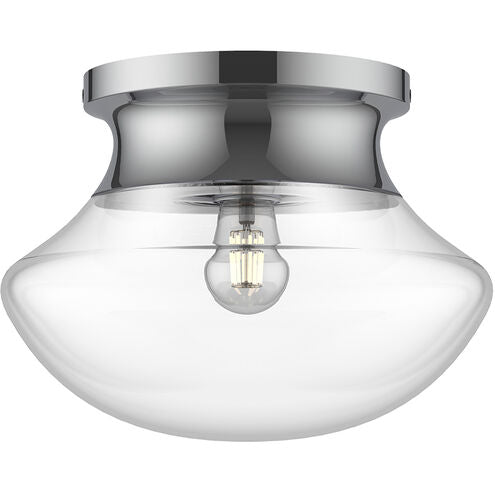 Alora Mood FM464012CH Marcel 1 Light 10.88 inch Chrome Flush Mount Ceiling Light