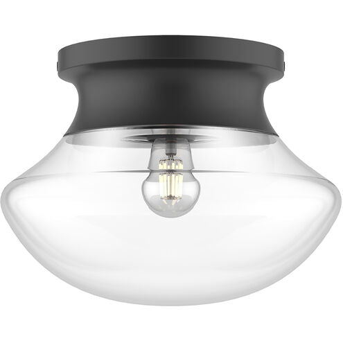 Alora Mood FM464012MB Marcel 1 Light 10.88 inch Matte Black Flush Mount Ceiling Light