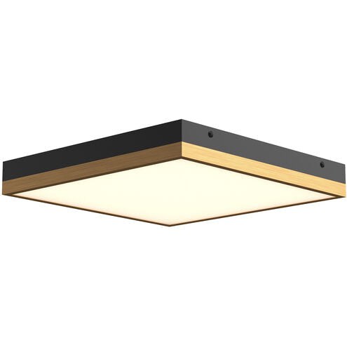 Alora Mood FM553214AGMB Sydney LED 14.25 inch Aged Gold and Matte Black Flush Mount Ceiling Light