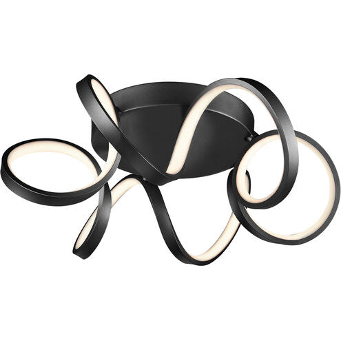 Kuzco Lighting FM93820-BK-UNV Synergy LED 20 inch Flush Mount Ceiling Light Black Finish
