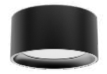 Westgate FMLB-R5-MCT5-CMC5S-BK LED Cylinders Flush Mount Light, Watt 8W, Lumens 560lm, 5CCT 27K/30K/35K/40K/50K Black Finish