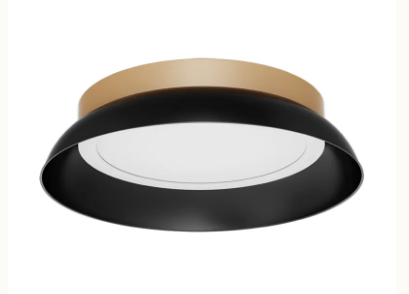 Westgate FMLB-R9-MCT5-FMF12-BG LED Ceiling Lights Built with FMLB Fixtures, Watt 18W, Lumens 1440lm, 5CCT 27K/30K/35K/40K/50K Black/Gold Finish