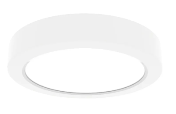 Westgate FMLS-R7-MCT5-DD 7" Snap-In Flush-Mount Disk Light, Wattage 14W, Multi-Color Temperature, White Finish