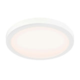 DALS Lighting FMP12-CC-CR-WH Prime 12" Costal Rated LED Flush Mount - Wattage 20W - CCT Selectable - Voltage 120V - White Finish