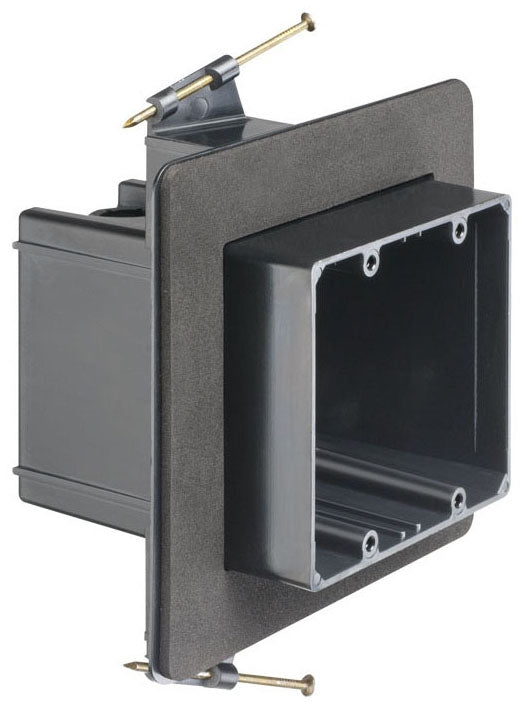 Arlington FN102FD Deep Nail Mount Non-Conductive Plastic 2-Gang Vapor Box 10 Pack