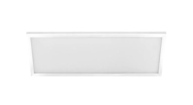 Feit Electric FP1X2/4WY/WH/V2 1' X 2' Dimmable White Edge-Lit Rectangular Flat Panel Ceiling Light Fixture, Multi-Color Temperature, Wattage 25W, Voltage 120V 4 Pack