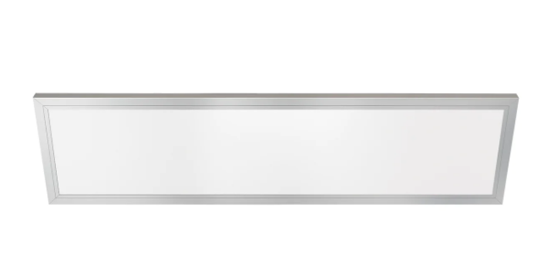 Feit Electric FP1X4/6WY/NK 1 ft. x 4 ft. (80W Replacement) Dimmable Nickel Flat Panel LED Ceiling Light Fixture, Multi-Color Temperature, Wattage 50W, Voltage 120V